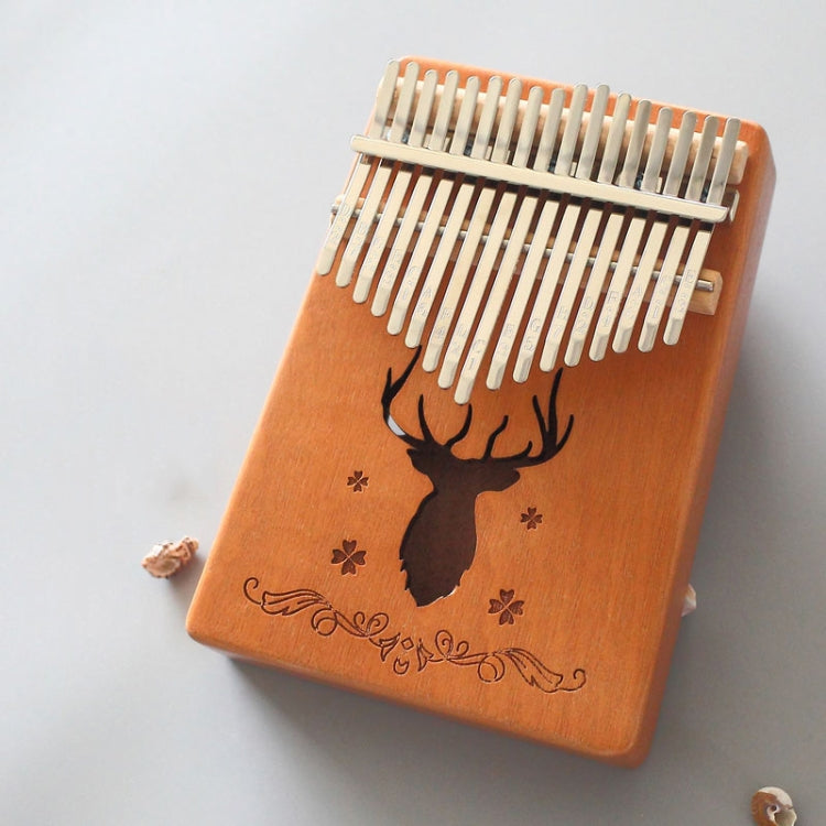 Pianoforte portatile Kalimba a 17 toni, Mahogany-Classic Deer, Bamboo-Classic Deer, Mahogany-Sun God, Mahogany-Six-Pointed Star, Mahogany-Blue (Classic Deer), Spruce-Classic Deer, White-Classic Deer, Acacia-Classic Deer, Sapele-Classic Deer            ...