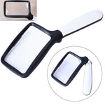 Lente d’ingrandimento portatile 2X pieghevole con 5 luci LED