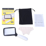 Lente d’ingrandimento portatile 2X pieghevole con 5 luci LED - immagine 6