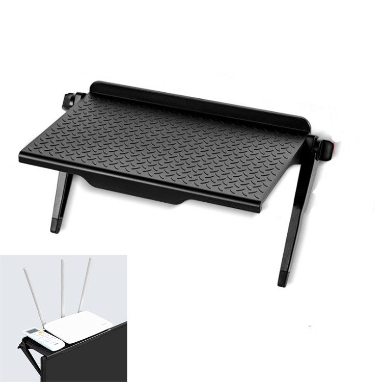 Supporto per monitor computer con rack multifunzionale