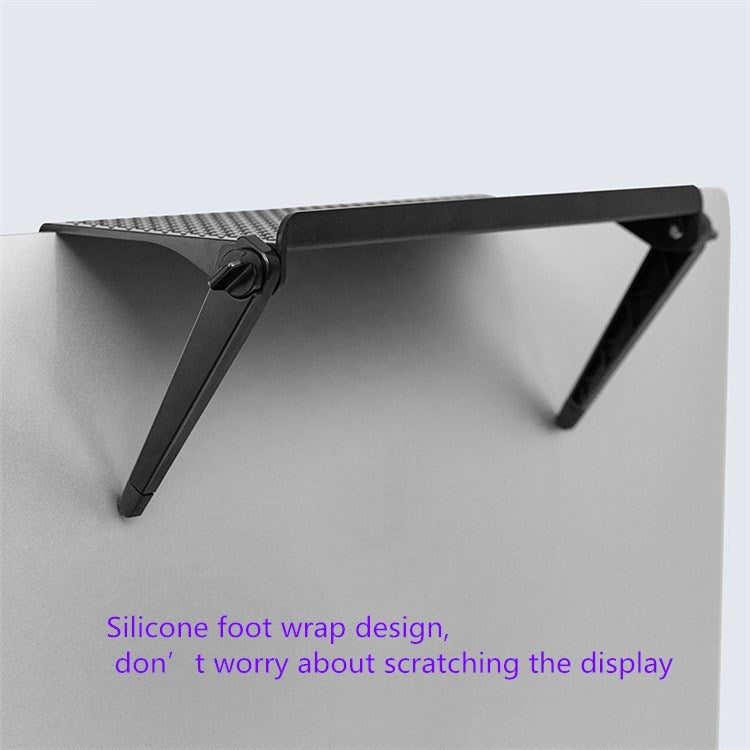 Supporto per monitor computer con rack multifunzionale