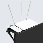 Supporto per monitor computer con rack multifunzionale
