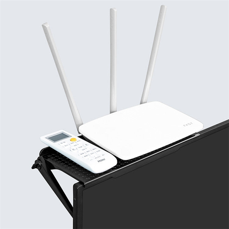Supporto per monitor computer con rack multifunzionale