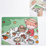 Set 5 tappetini mouse portatili coniglietto 25x20 cm