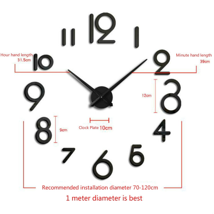 Orologio da parete digitale in acrilico fai-da-te