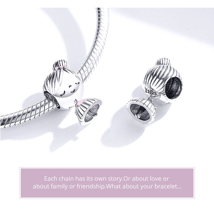 Perline argento sterling S925 per bracciale bambina