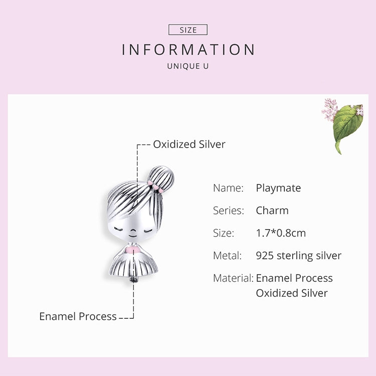 Perline argento sterling S925 per bracciale bambina