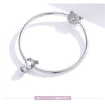 Perline argento sterling S925 per bracciale bambina