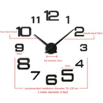 Orologio da parete digitale in acrilico 42,5 cm