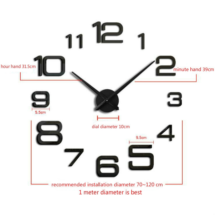 Orologio da parete digitale in acrilico 42,5 cm