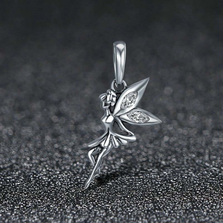 Ciondolo fata fiore in argento sterling 925 da donna