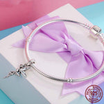 Ciondolo fata fiore in argento sterling 925 da donna