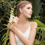 Ciondolo fata fiore in argento sterling 925 da donna