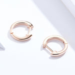 Orecchini in argento sterling S925 rotondi 1 cm