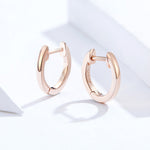 Orecchini in argento sterling S925 rotondi 1 cm