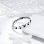 Anello in argento sterling con impronta animale S925