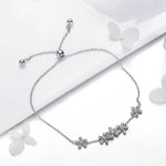 Bracciale donna argento sterling S925 Daisy Lady 22 cm