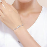 Bracciale donna argento sterling S925 Daisy Lady 22 cm