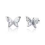 Orecchini a farfalla in argento sterling S925