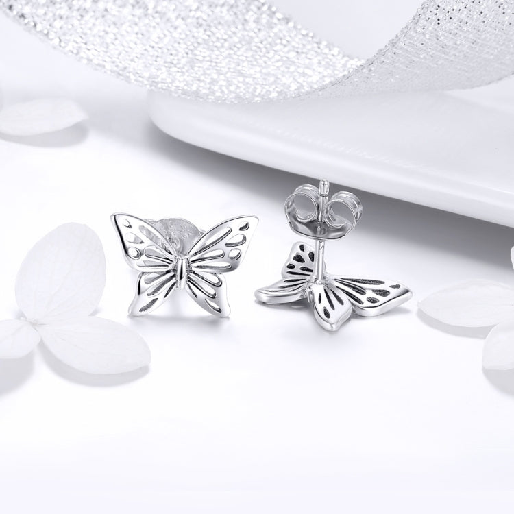 Orecchini a farfalla in argento sterling S925