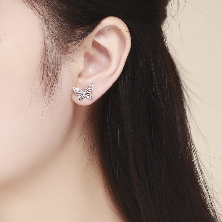 Orecchini a farfalla in argento sterling S925