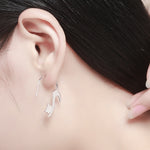 Orecchini in argento sterling a forma di gatto S925