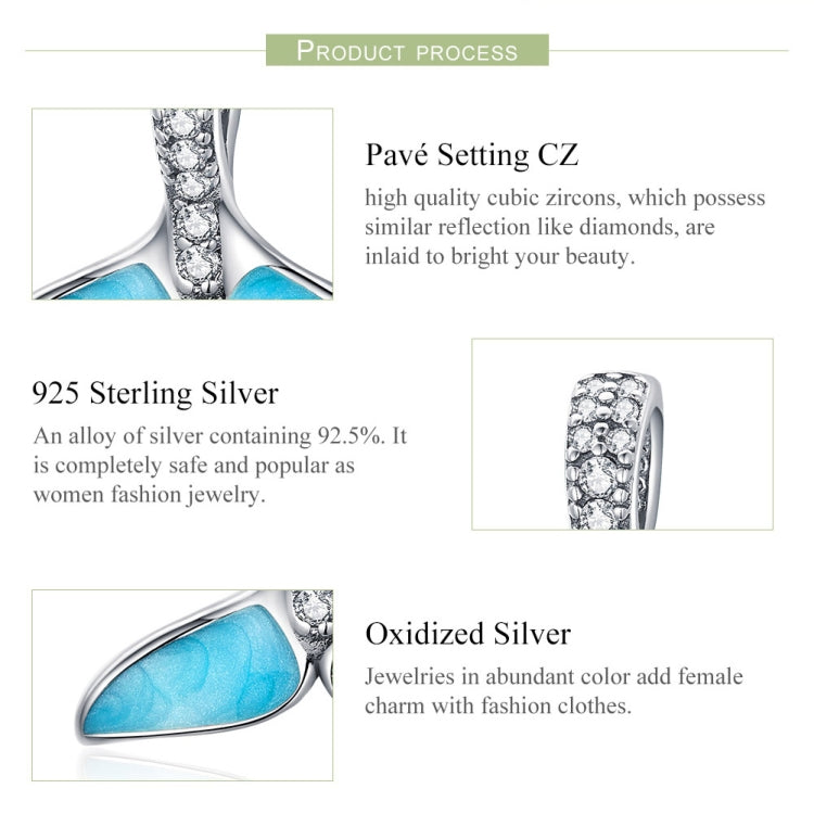 Collana con ciondolo coda di pesce in argento 925