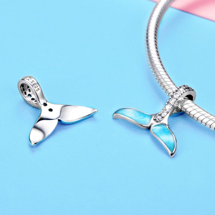 Collana con ciondolo coda di pesce in argento 925
