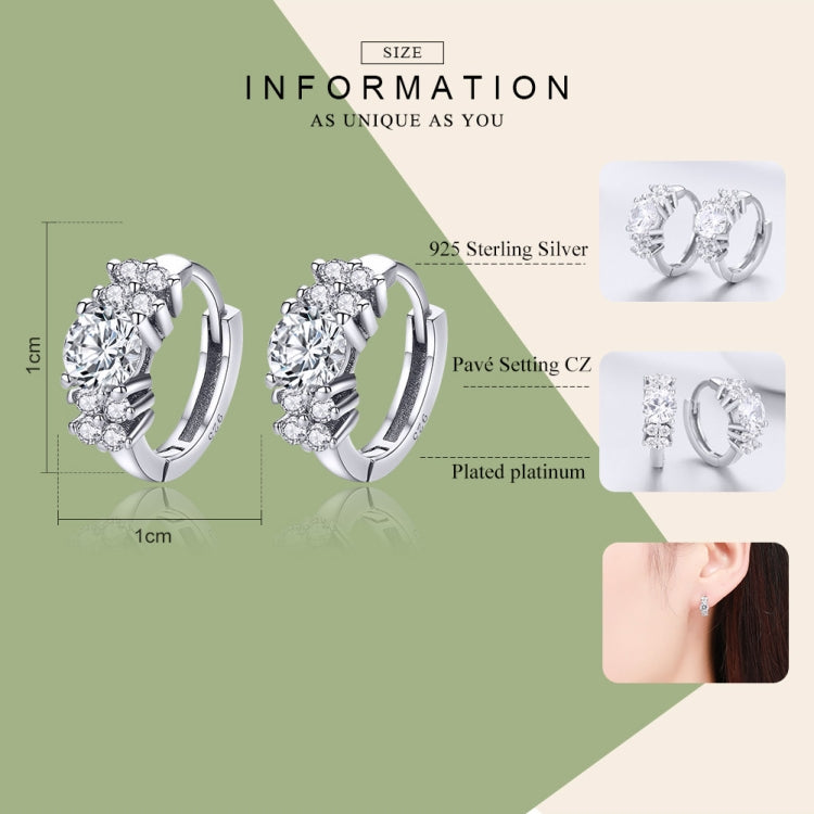 Orecchini in argento 925 con zirconi placcati oro rosa e oro