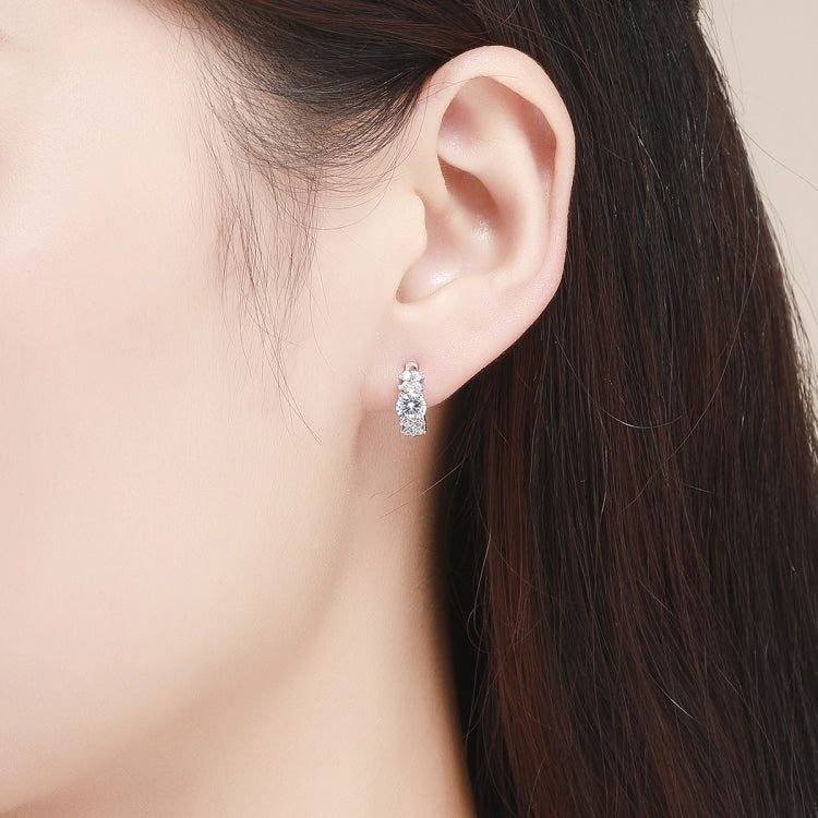 Orecchini in argento 925 con zirconi placcati oro rosa e oro