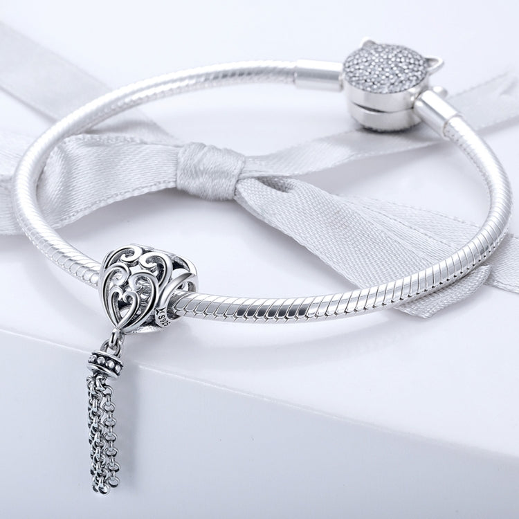 Perline cuore in argento sterling 925 S925