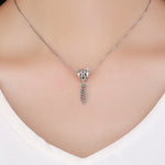 Perline cuore in argento sterling 925 S925