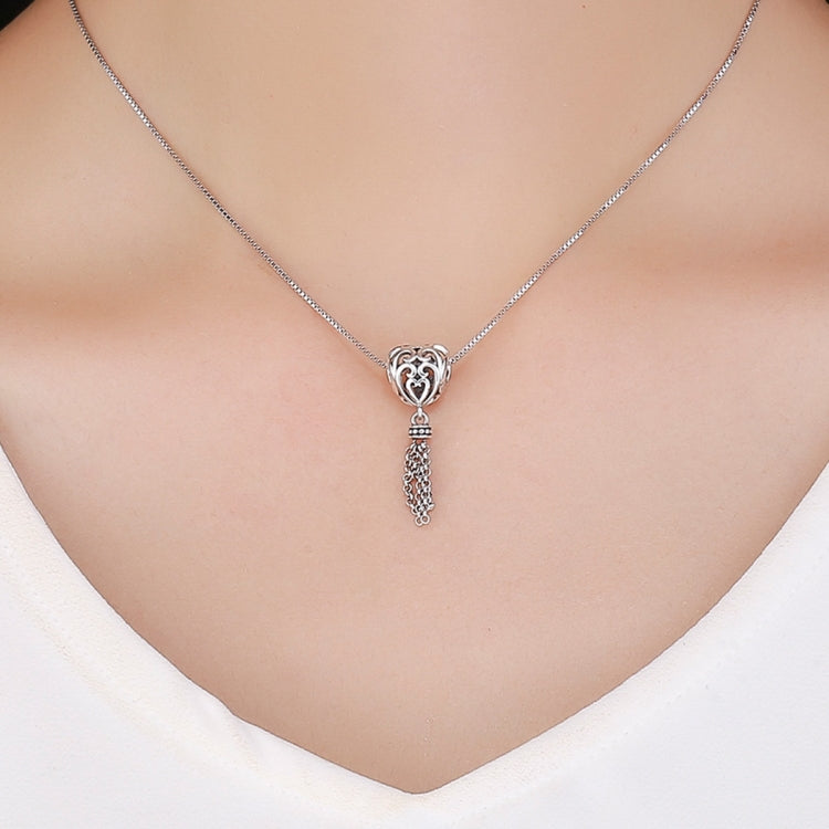 Perline cuore in argento sterling 925 S925