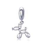Ciondolo cane palloncino in argento sterling S925
