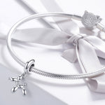 Ciondolo cane palloncino in argento sterling S925