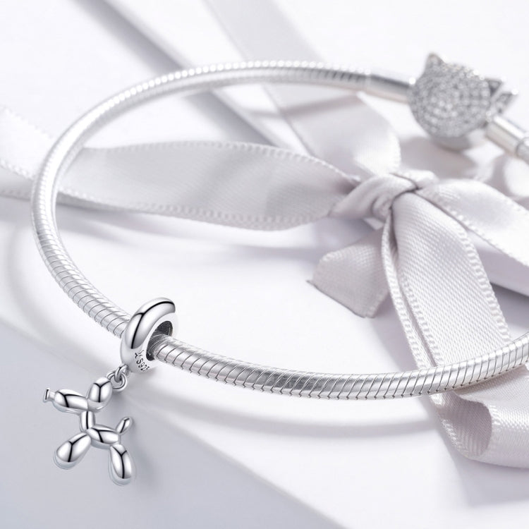 Ciondolo cane palloncino in argento sterling S925