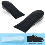 10 paia cuscinetti rialzo tallone in silicone trasparente