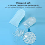 10 paia cuscinetti rialzo tallone in silicone trasparente