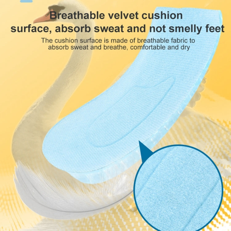 10 paia cuscinetti rialzo tallone in silicone trasparente