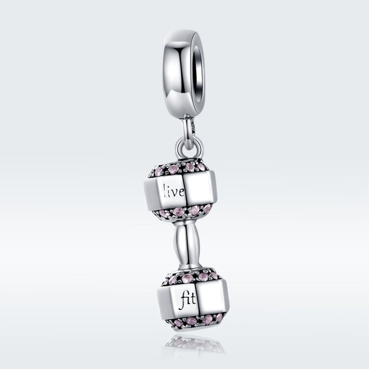 Ciondolo in argento 925 per braccialetti fitness