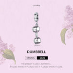 Ciondolo in argento 925 per braccialetti fitness