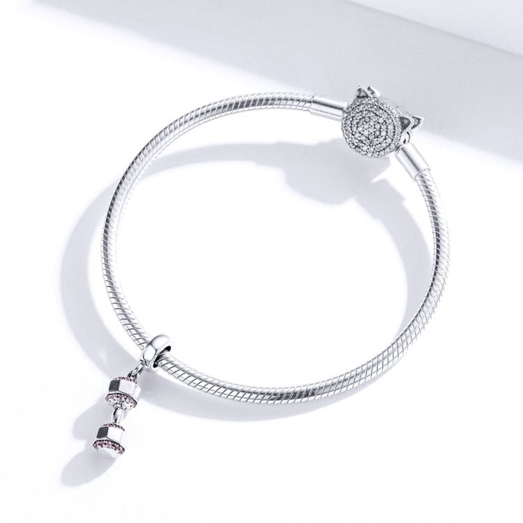 Ciondolo in argento 925 per braccialetti fitness