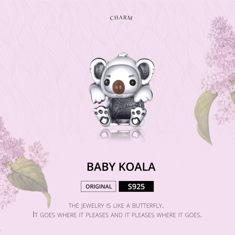 Perline Koala in argento 925 per braccialetti fai da te