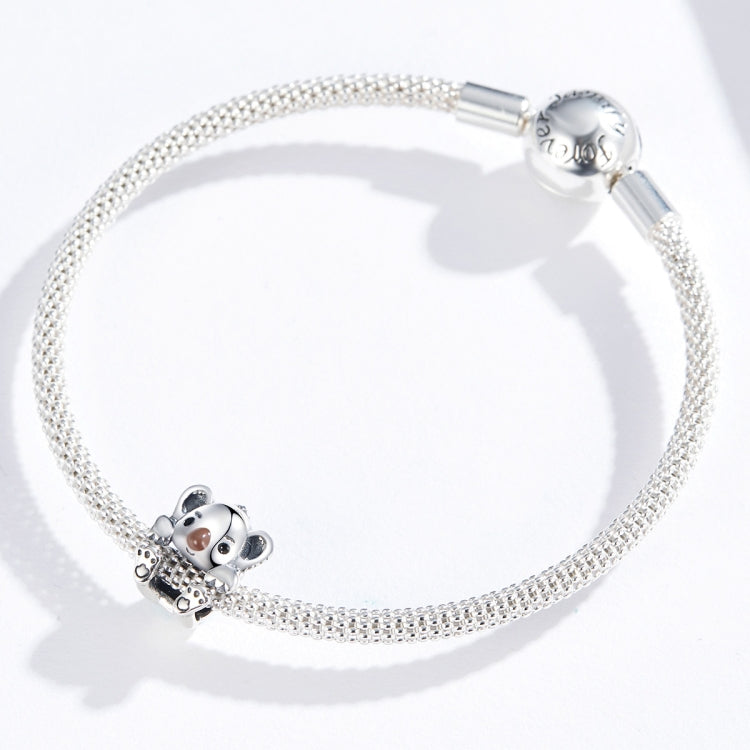 Perline Koala in argento 925 per braccialetti fai da te