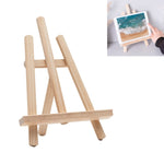 Mini cavalletto pieghevole in legno per smartphone e tablet