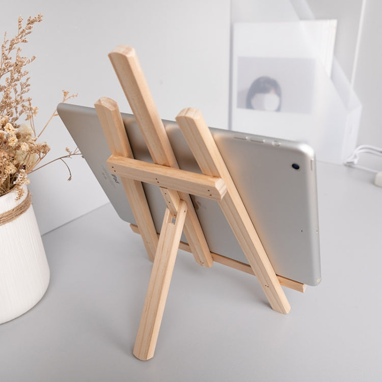 Mini cavalletto pieghevole in legno per smartphone e tablet