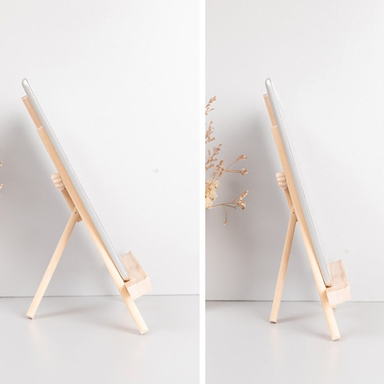 Mini cavalletto pieghevole in legno per smartphone e tablet