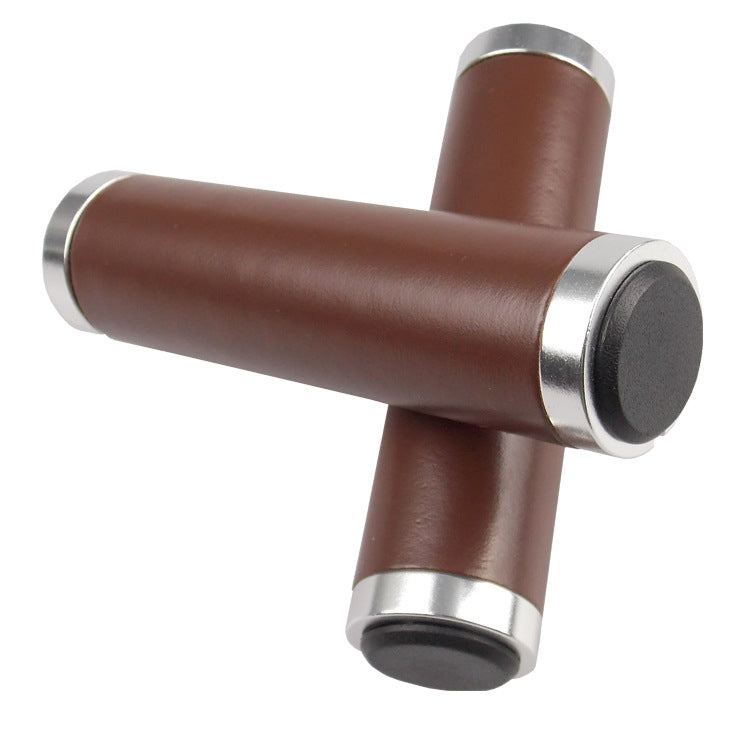 Copertura impugnatura in pelle per bicicletta retrò 18cm