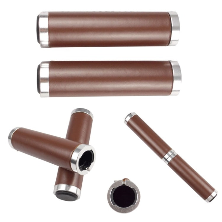 Copertura impugnatura in pelle per bicicletta retrò 18cm