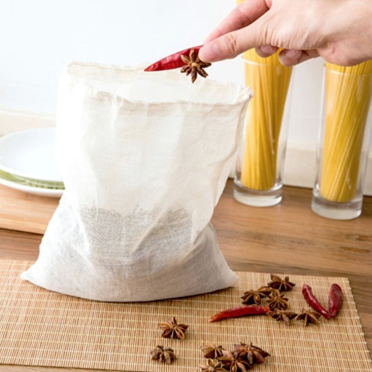 Sacchetti filtro in garza per zuppa 20x25 cm cotone